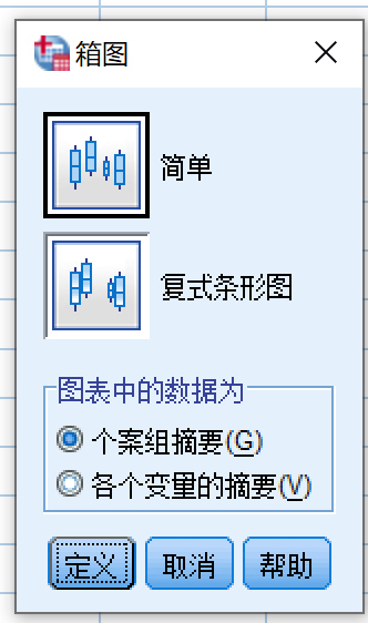 箱式图：主界面